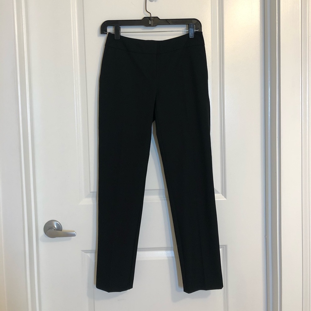 Ann Taylor petite curvy fit slim leg dress pants